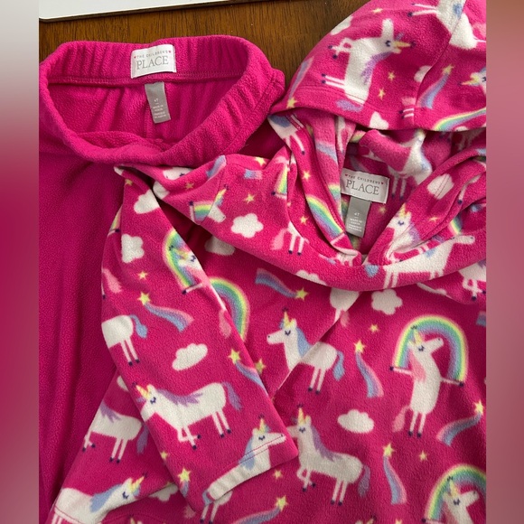 Unicorn Rainbow Fleece Hoodie & Pants Set | 4T | The Children’s Place - Picture 4 of 6